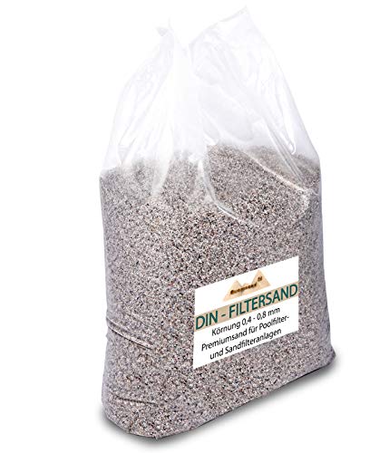 25kg Meinpool24 Filtersand 0,4-0,8 mm