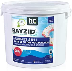 5kg Höfer Chemie Chlor Multitabs 5 in 1 - 200g Tabs