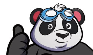 Poolpanda Daumen hoch