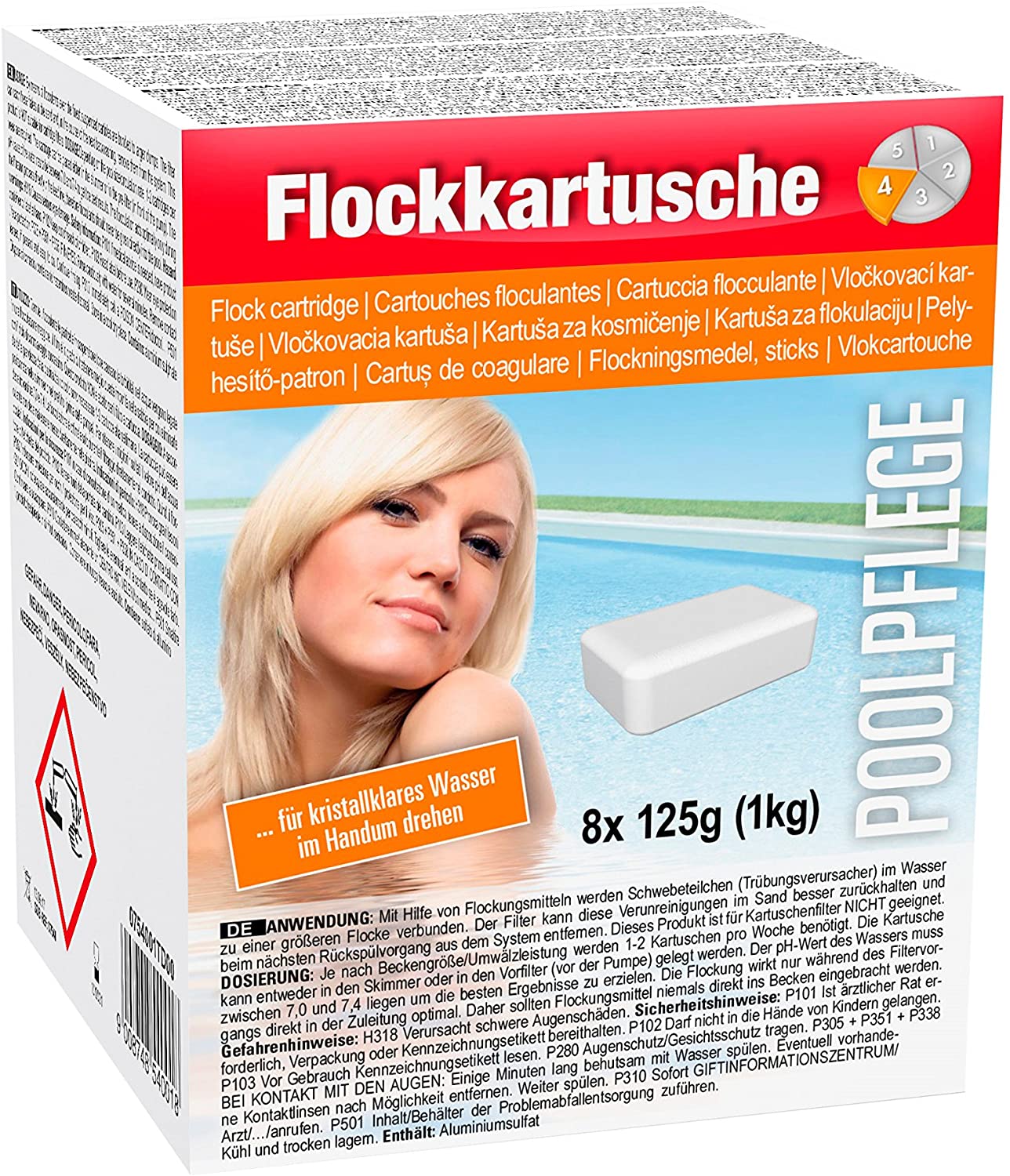 8x Steinbach Flockkartuschen je 125 Gramm