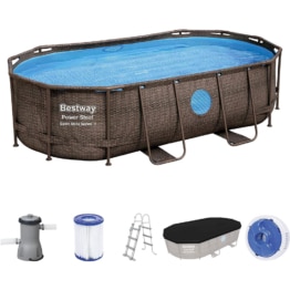 Bestway Pool Oval 427 x 250 x 100 cm Set 56714